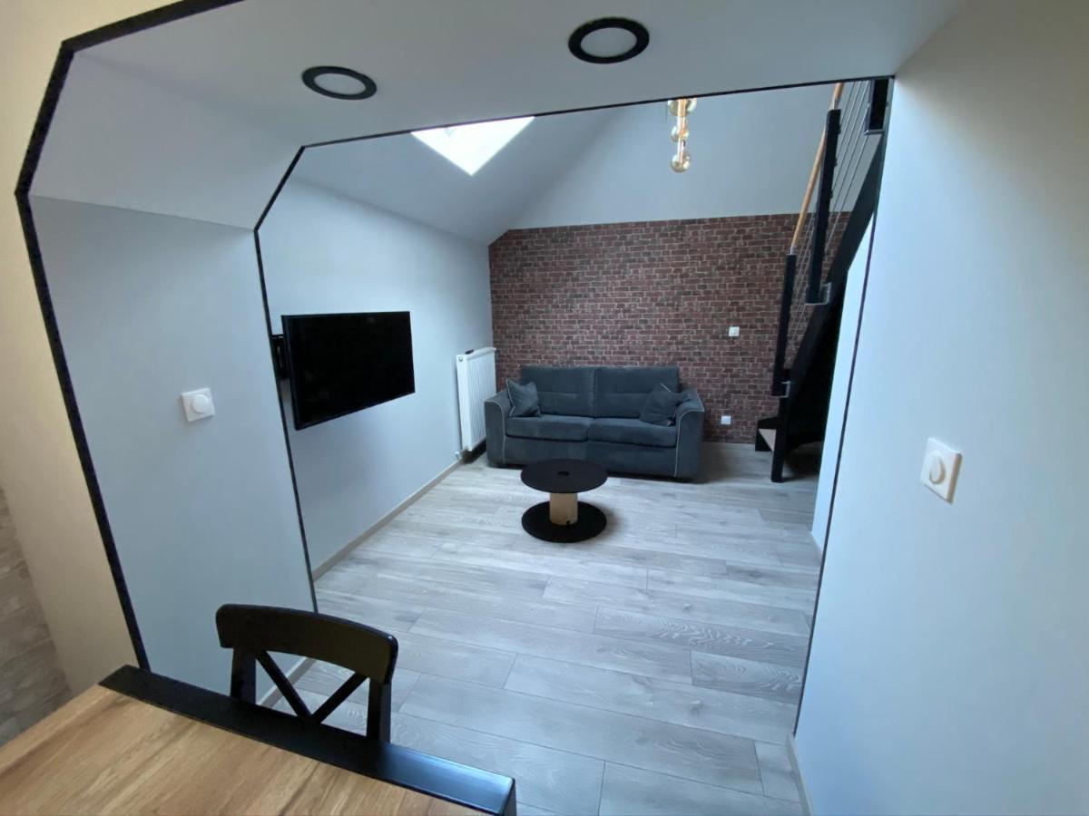 Logements équipés à Onnaing avec espace Balneo en OPTION proche Toyota, autoroute et Valenciennes Esterno foto